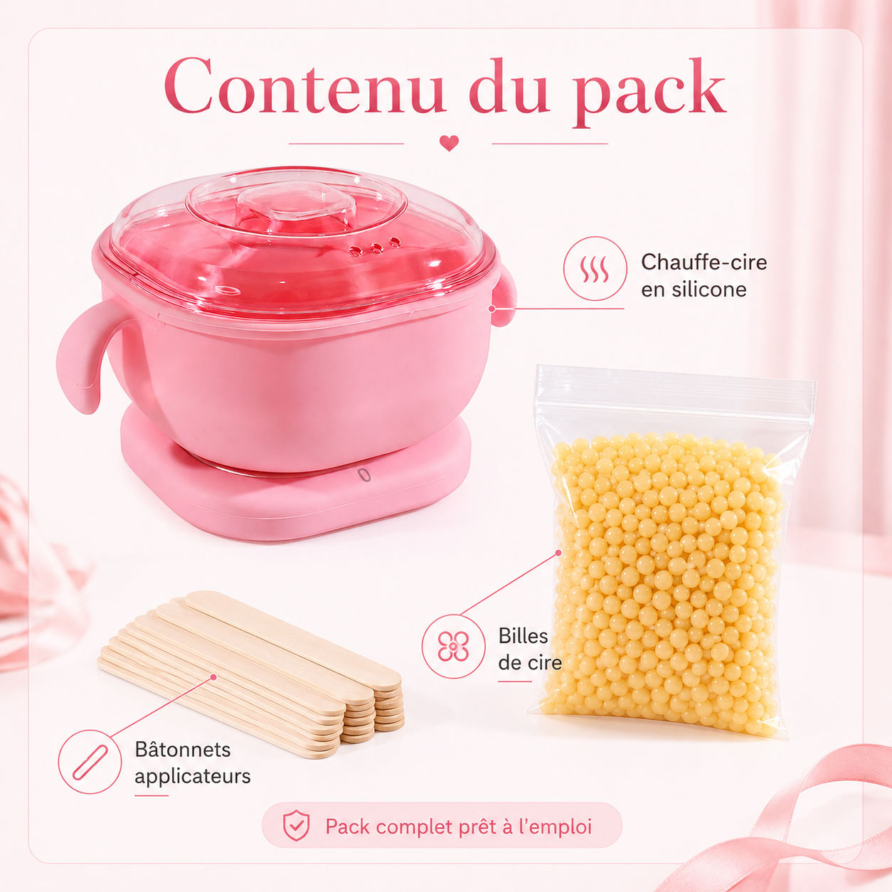 Chauffe-Cire en Silicone – Pack Complet