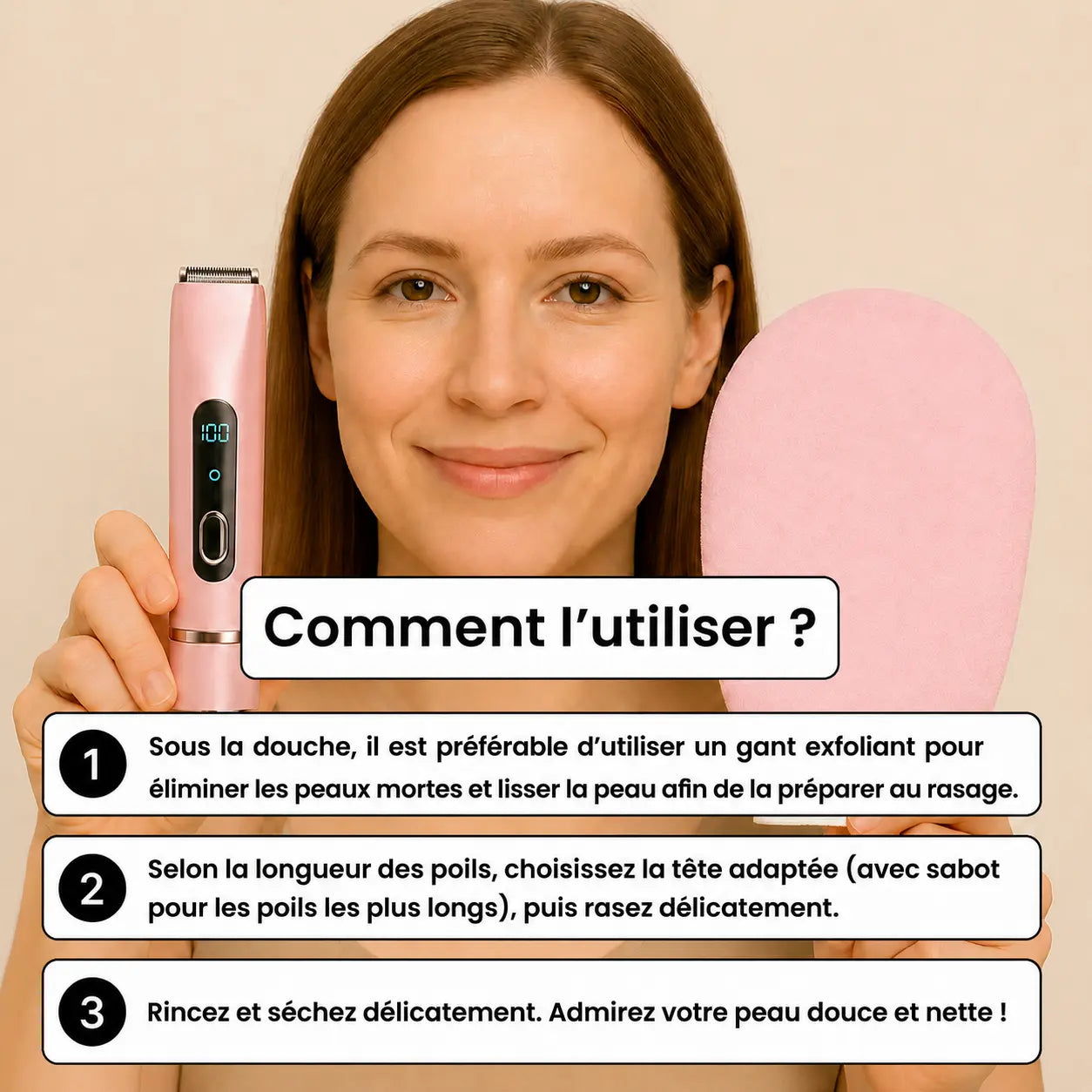 KLYNE™ – Rasoir 2-en-1 Sans Douleur